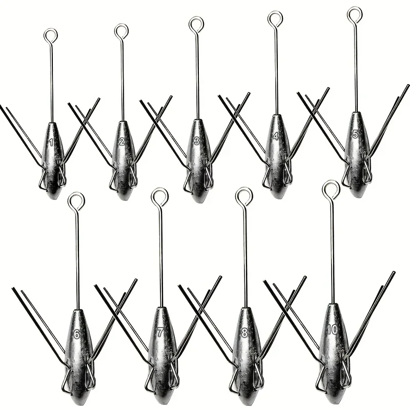 Fishing Rod Building Kit - Spoetnik Sinker Lange Staart Vissen Gewichten